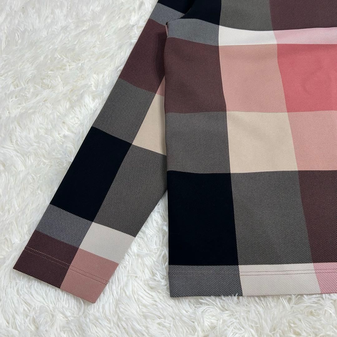 ブラックレーベル クレストブリッジ M カットソー チェック柄