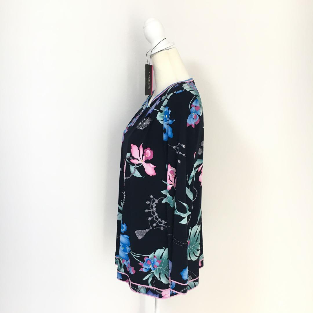 新品未使用　LEONARD レオナール　カンカン　ストレッチ　チュニック　タグ付