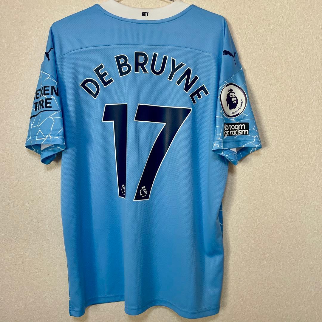 【正規品】マンチェスター・シティ 20/21デ・ブライネ 17 XLフルパッチ