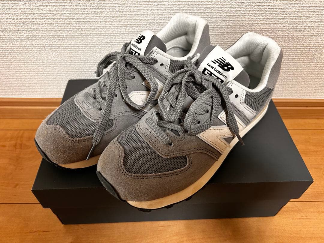 New Balance 574 グレー スニーカー