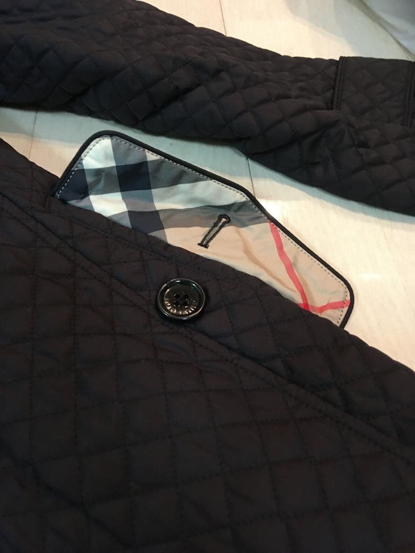 美品　バーバリーロンドン　キルティング ロングコート