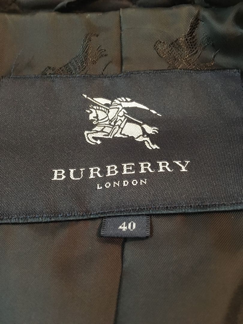 美品　バーバリーロンドン　キルティング ロングコート