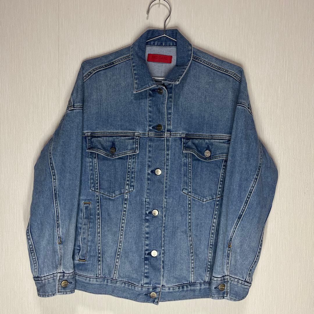 RED CARD TOKYO×23区 オーバーサイズデニムジャケットライトブルー