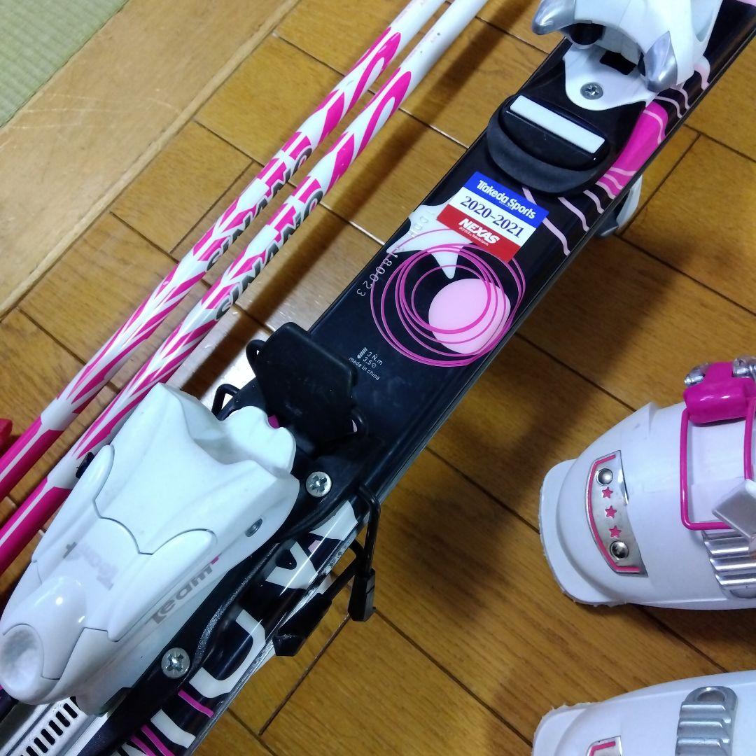 スキー板　ブーツ　ストック　3点セット