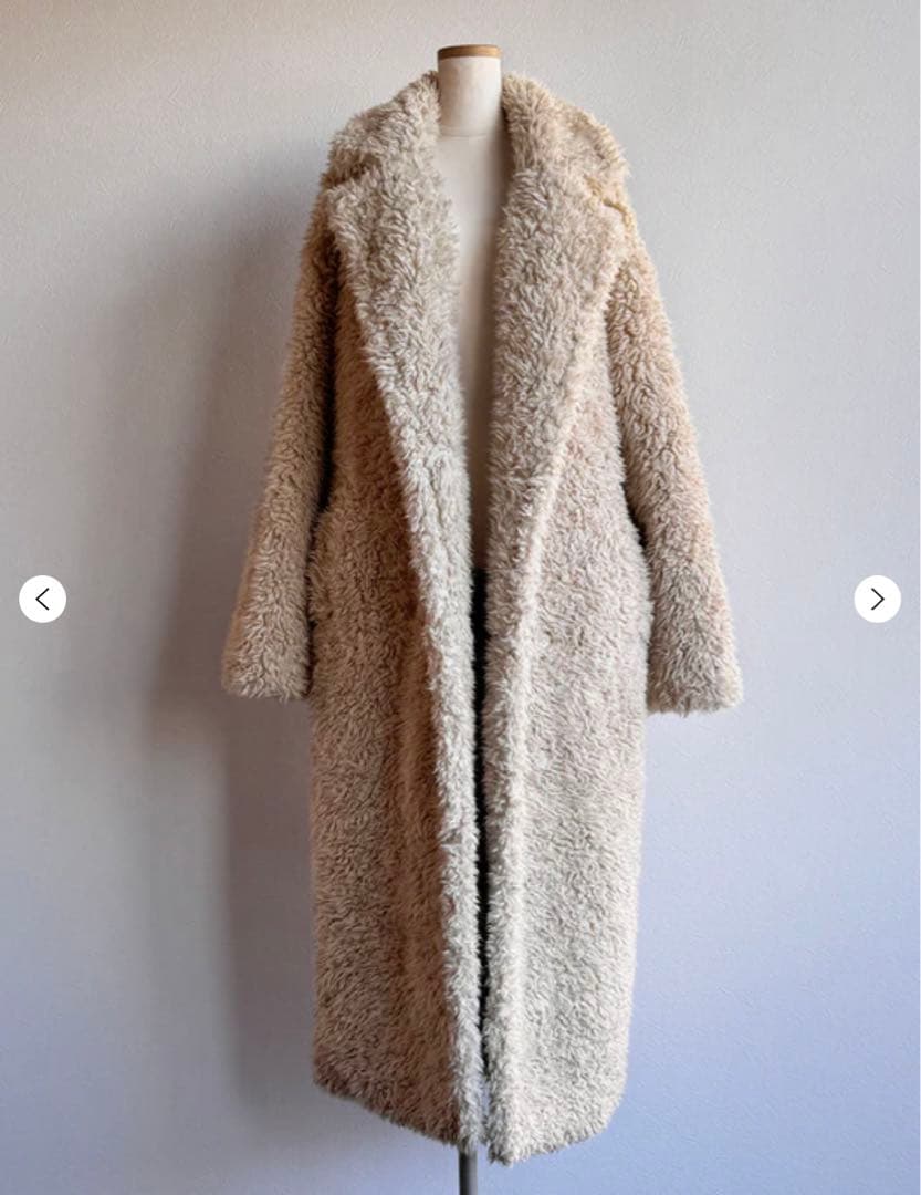BEGELM Fake Fur Long Gown 新品未使用