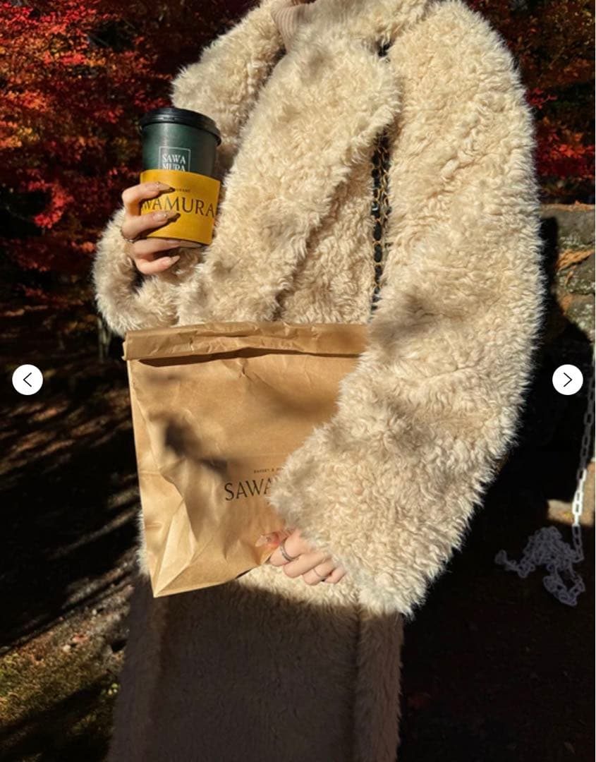 BEGELM Fake Fur Long Gown 新品未使用