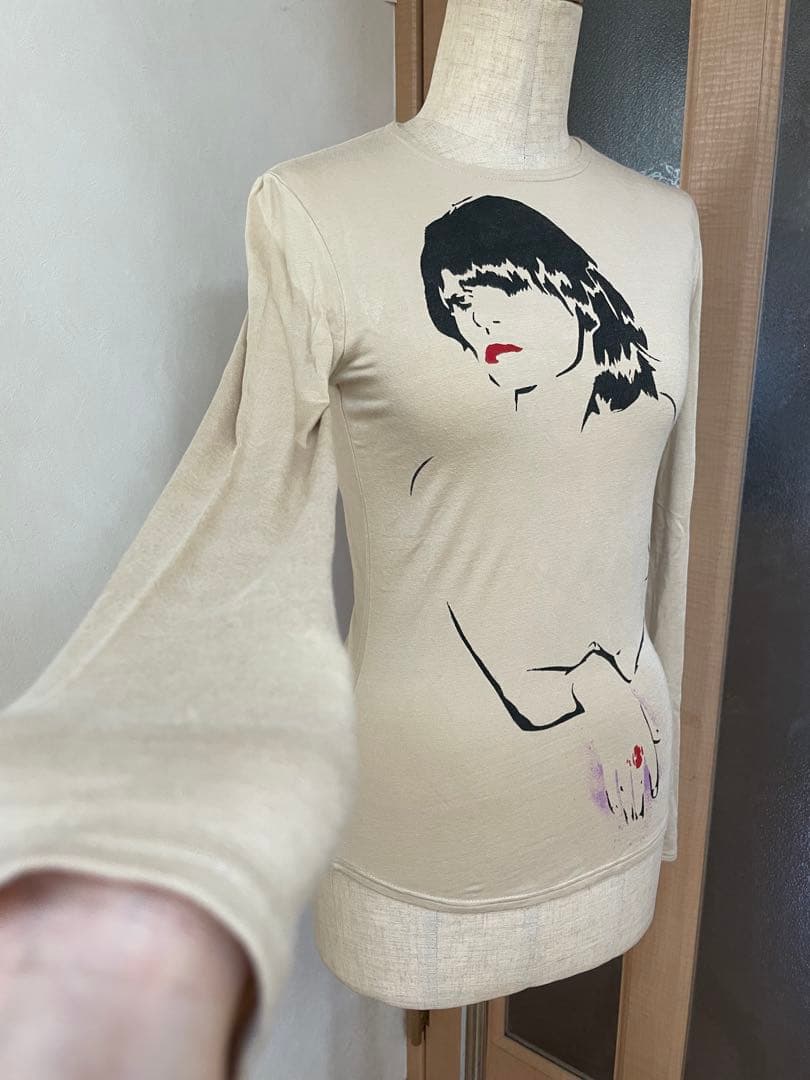 chloé フェイスプリント　アート　Tシャツ