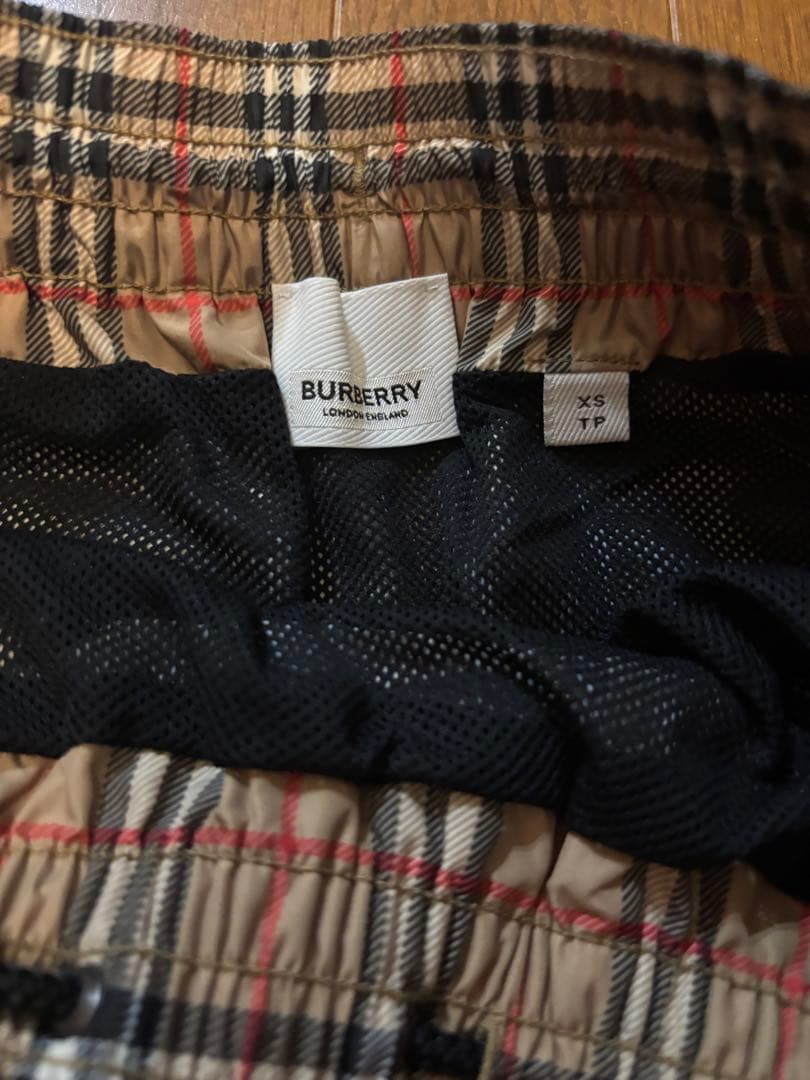 Burberry チェック柄ショートパンツ XS