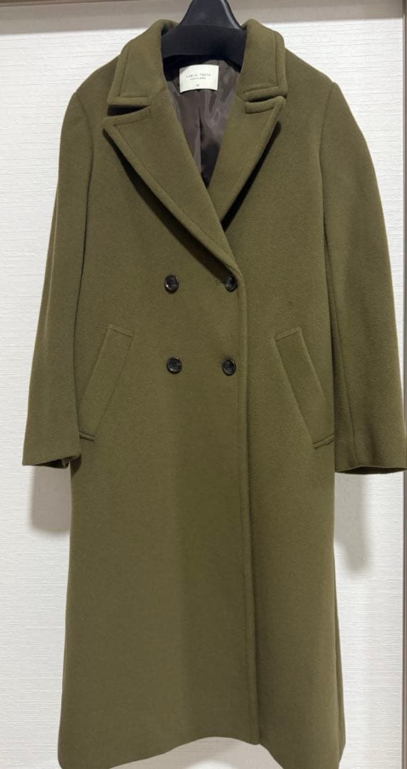 PUBLIC TOKYO パブリックトウキョウ ピーコート コート カーキ