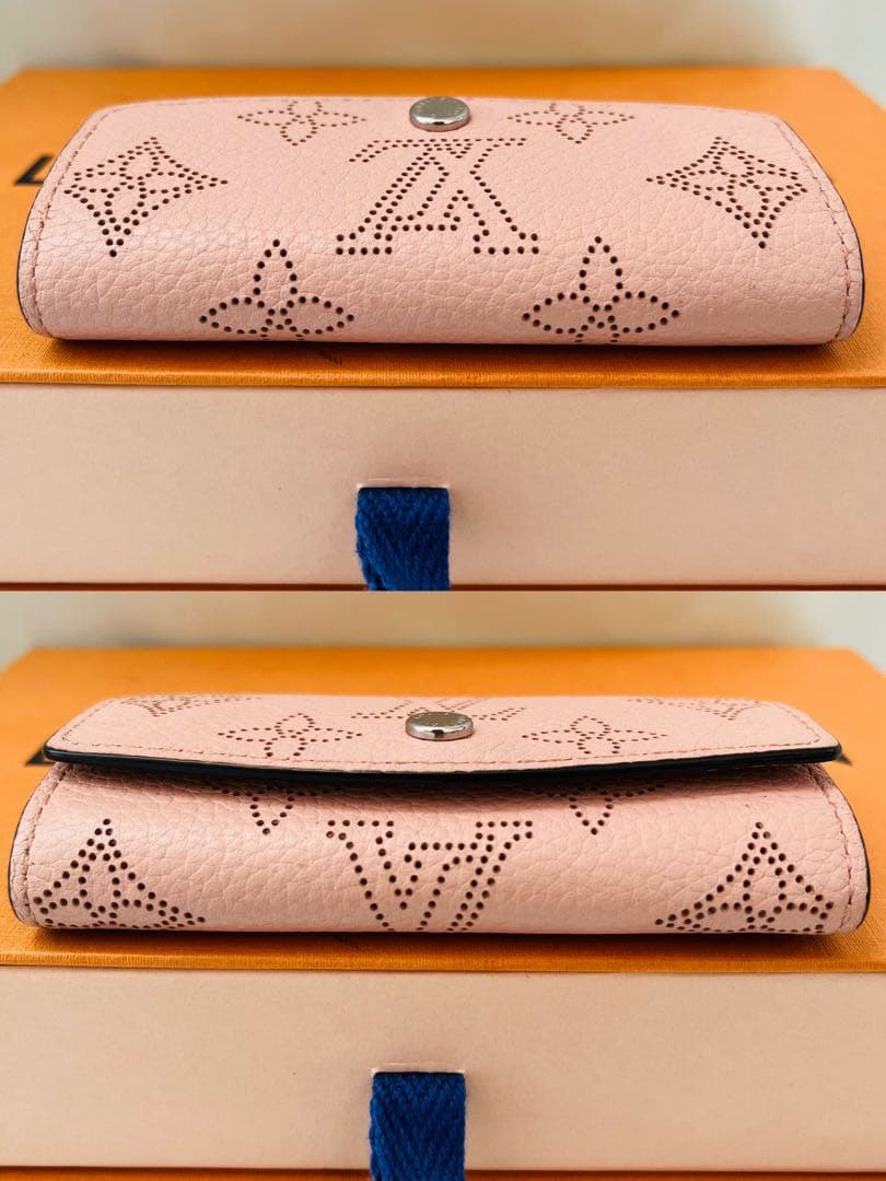 【極美品】ルイヴィトン マヒナ ミュルティクレ4 マグノリアピンク M64056