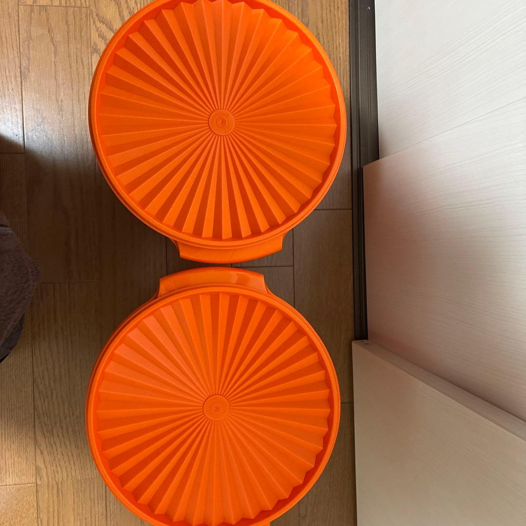 タッパーウェア　マキシクイーン　デコレーター食品保存容器 2個セット