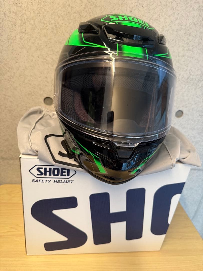 SHOEI Z-8 ヘルメット グリーン/ブラック