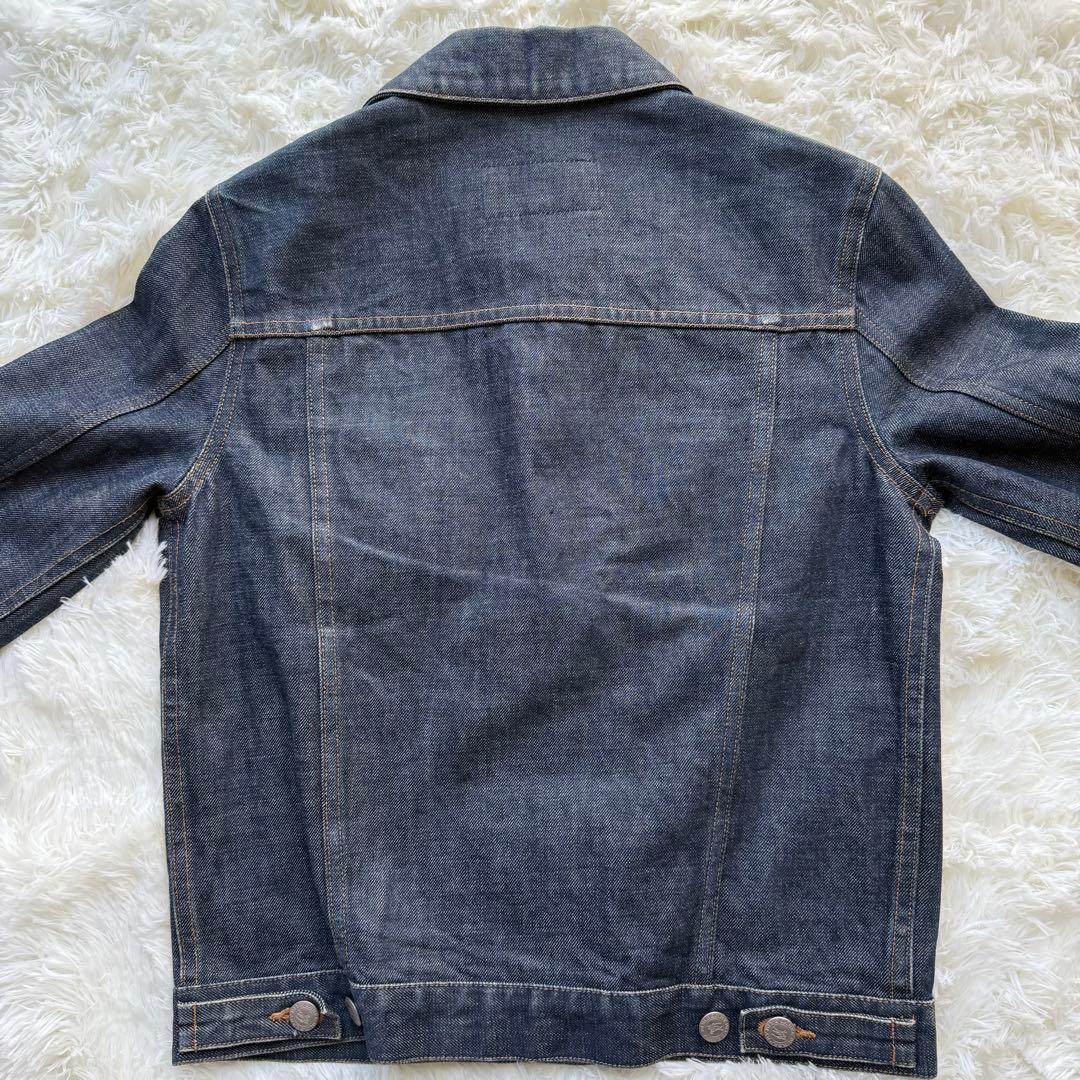 バーバリーブルーレーベル　デニムジャケット　ノバチェック　38 Mサイズ