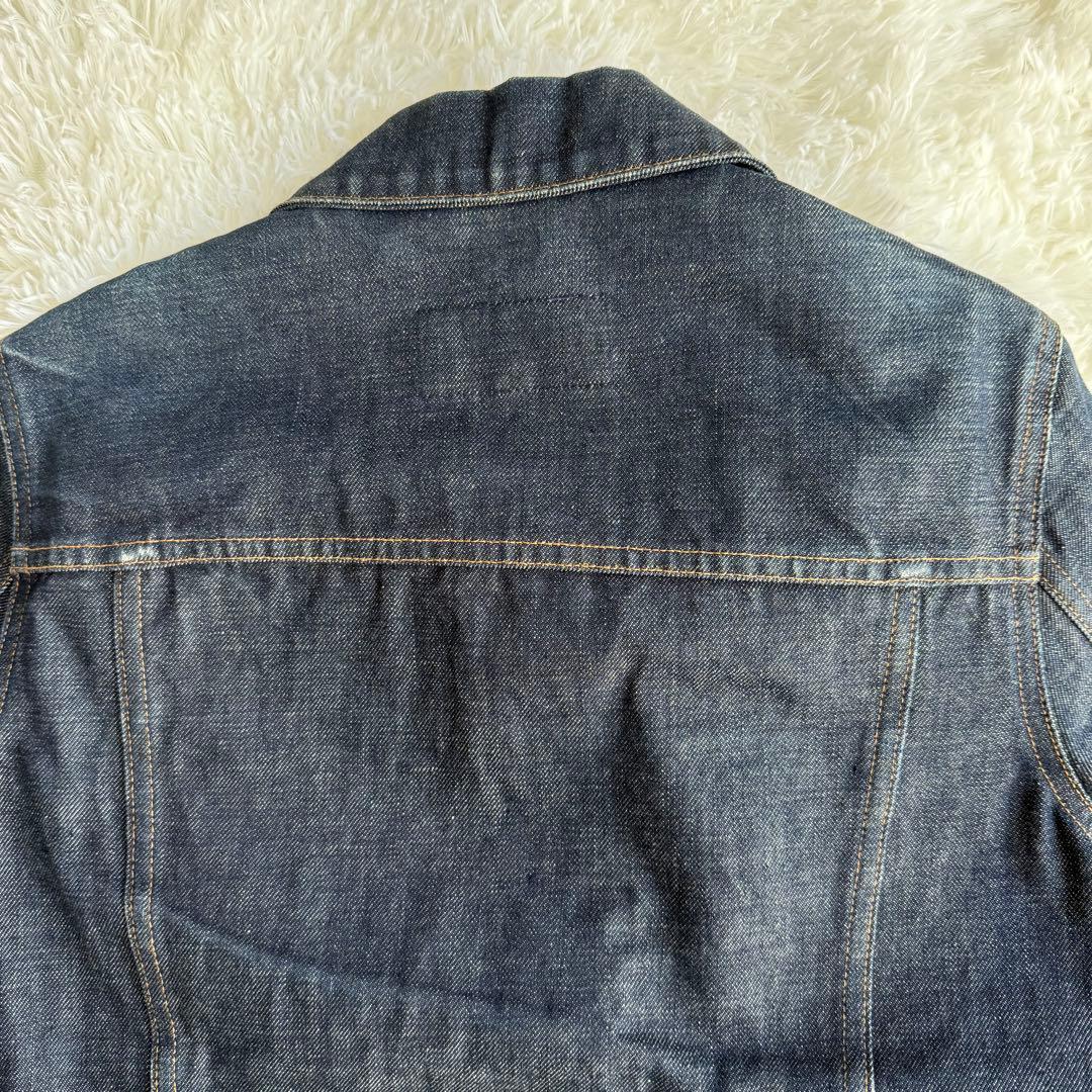 バーバリーブルーレーベル　デニムジャケット　ノバチェック　38 Mサイズ
