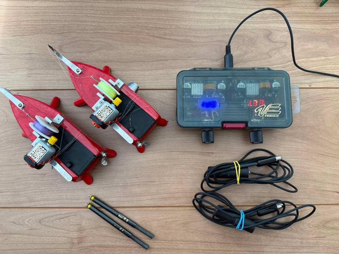 疾風 電動リール左右 70m延長 スピードコントローラー セット