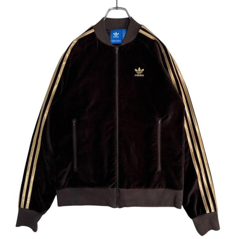 ☆6948 adidas ユナイテッドアローズ ベロアトラックトップ ブラウン