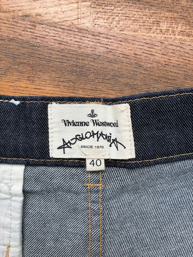 美品 アングロマニア デニム ショートパンツ 40