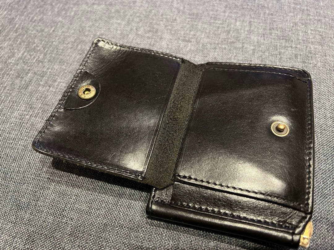 美品 Rotar マネークリップ 二つ折り財布