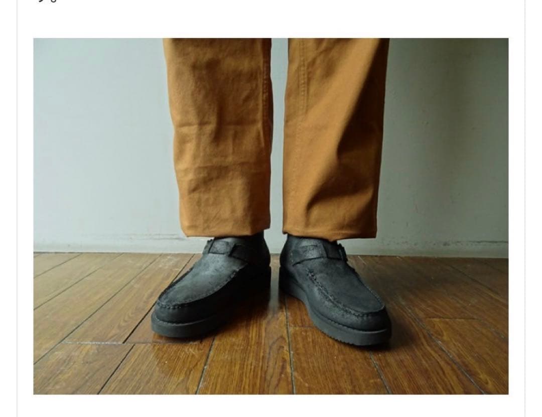 エンジニアード　ガーメンツ　SEBAGO リングブーツ　チャッカ　ブラック