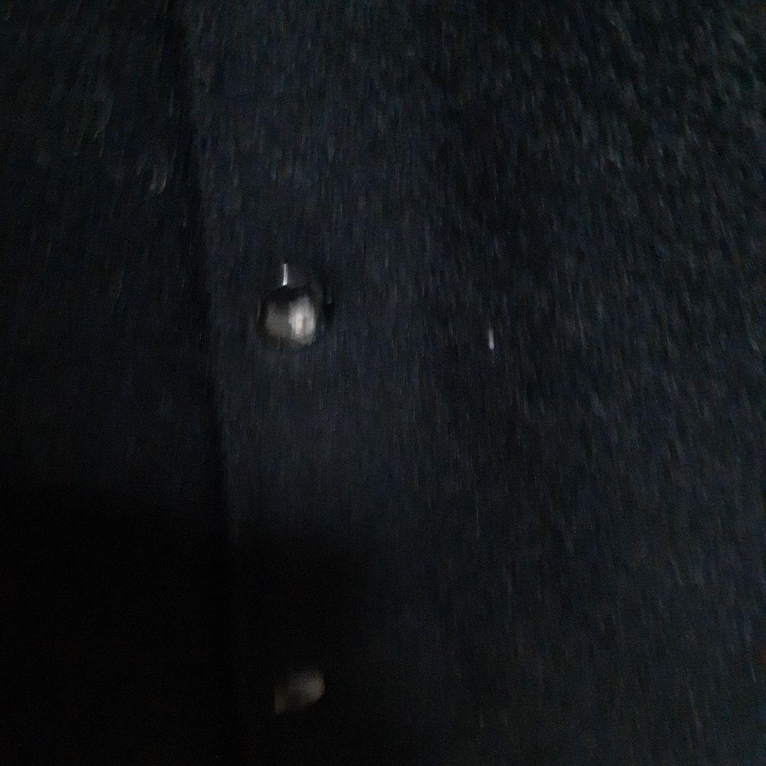 90s〜 SKOOKUM レザー メルトン スタジャン ネイビー×ブラック