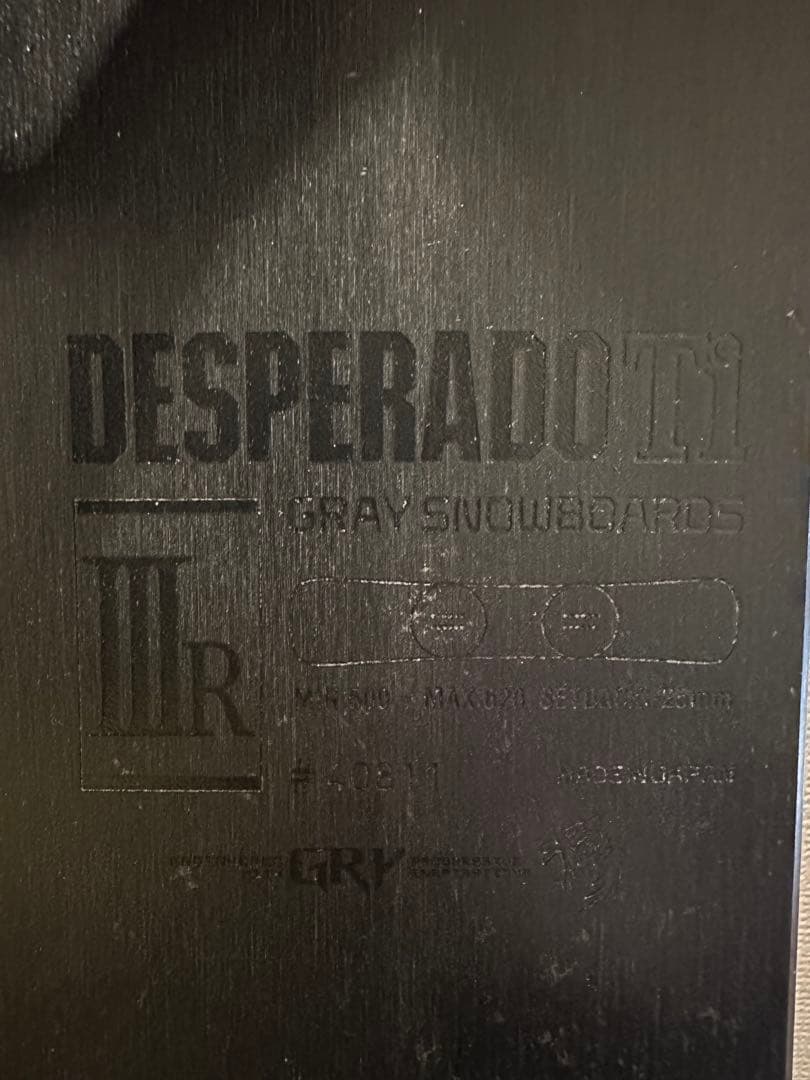 Gray DESPERADO ⅢTi Type-R Flux DM カバーセット