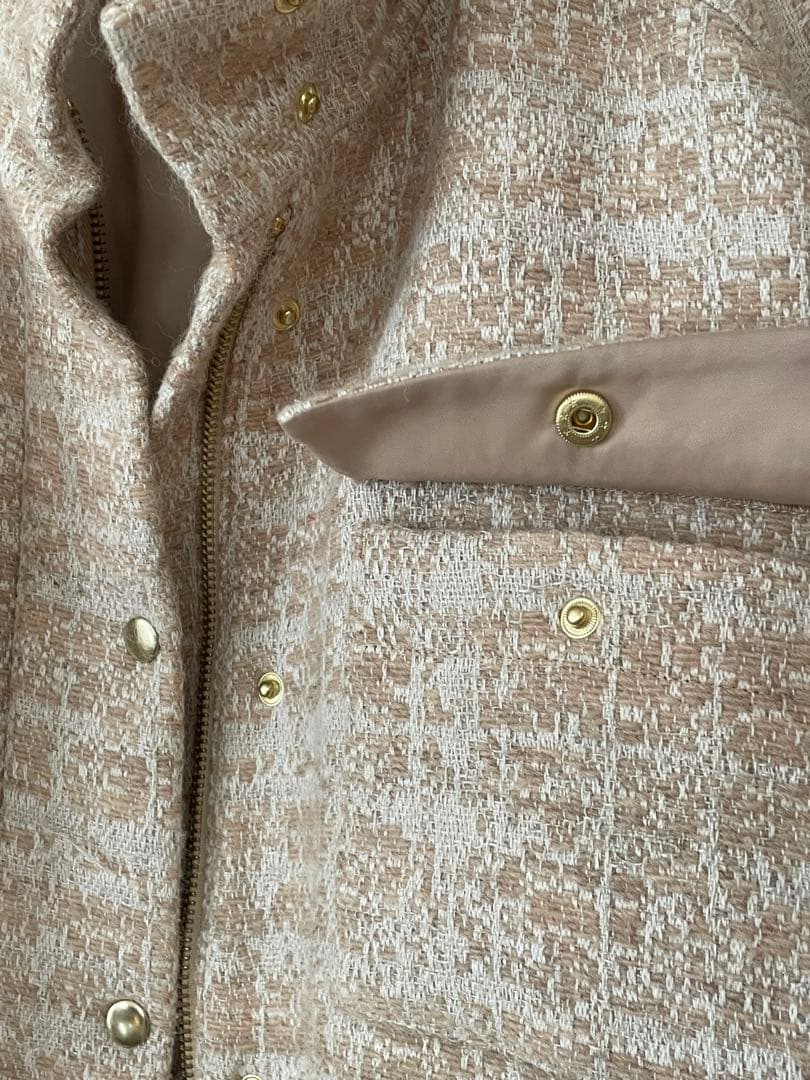 ラーモワールドゥリュクス　ブルゾン　ウール　ジャケット　ツイード