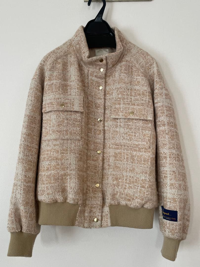 ラーモワールドゥリュクス　ブルゾン　ウール　ジャケット　ツイード