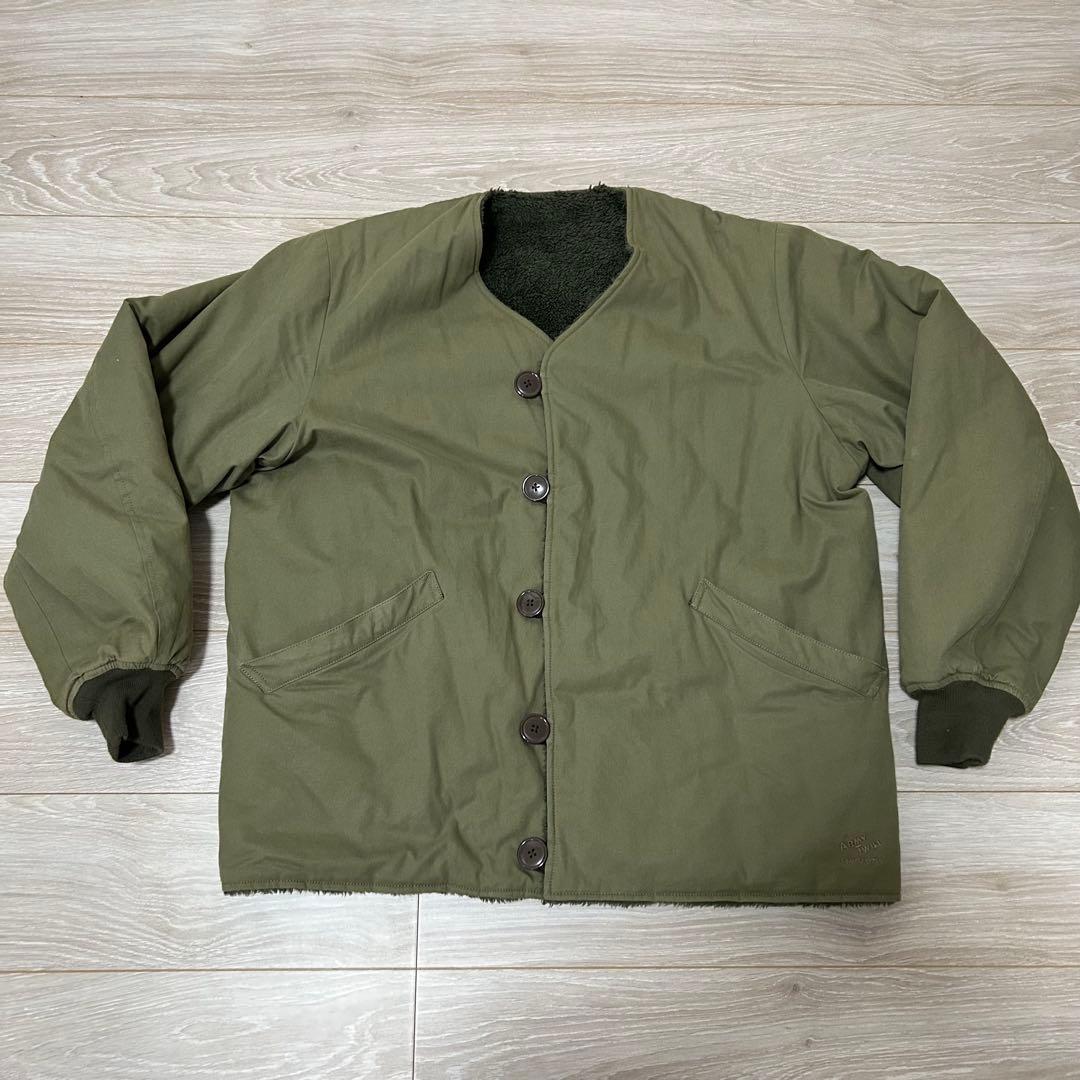 子*鉄様 ARMY TWILL/アーミーツイル　別注 リバーシブル ノーカラーブ