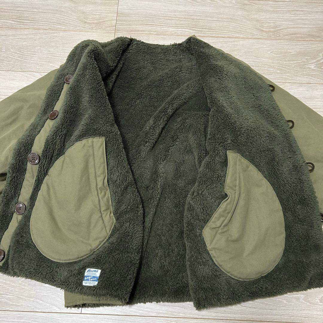 子*鉄様 ARMY TWILL/アーミーツイル　別注 リバーシブル ノーカラーブ