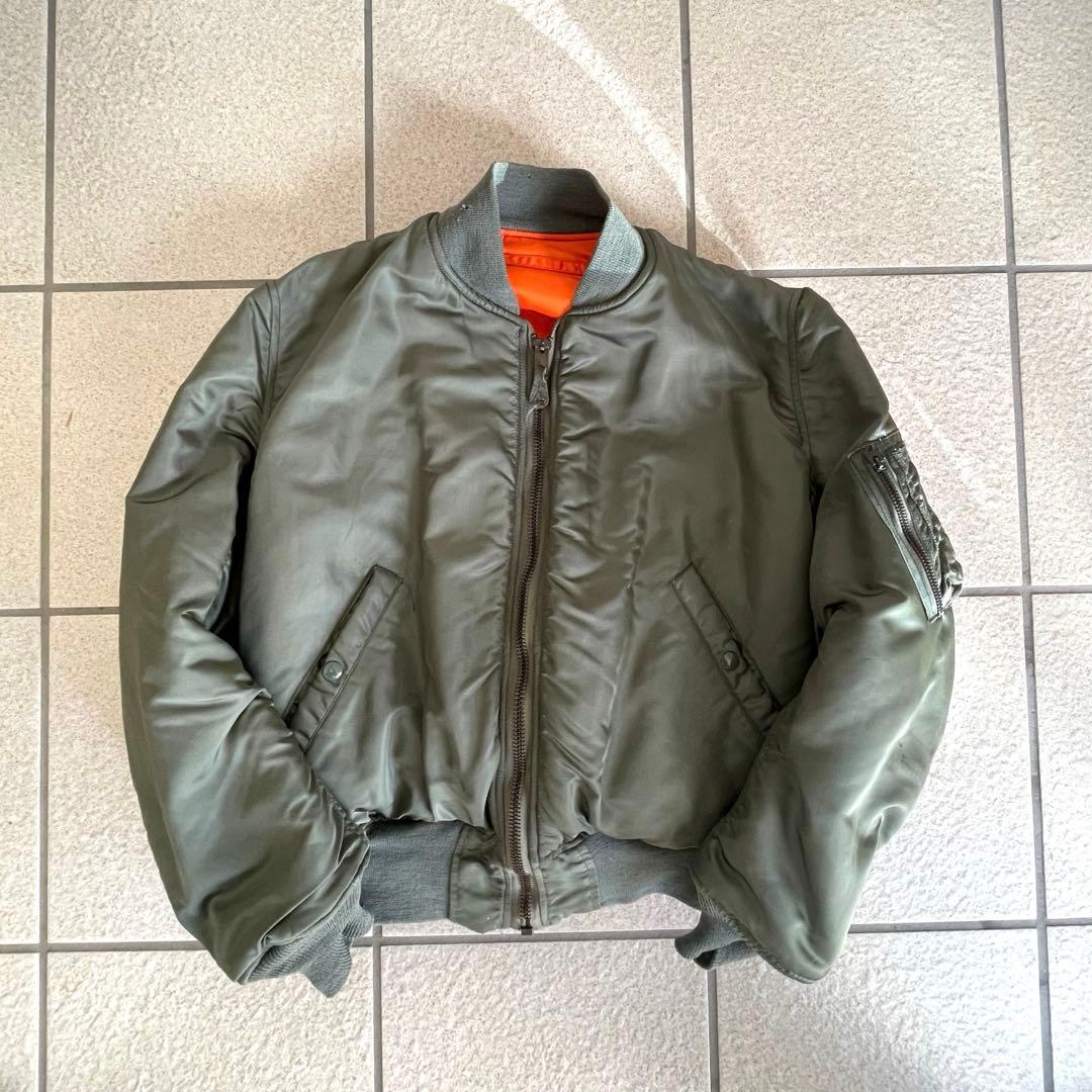 【美品】60s MA-1 アルファ 米軍実物 フライトジャケット 66年会計