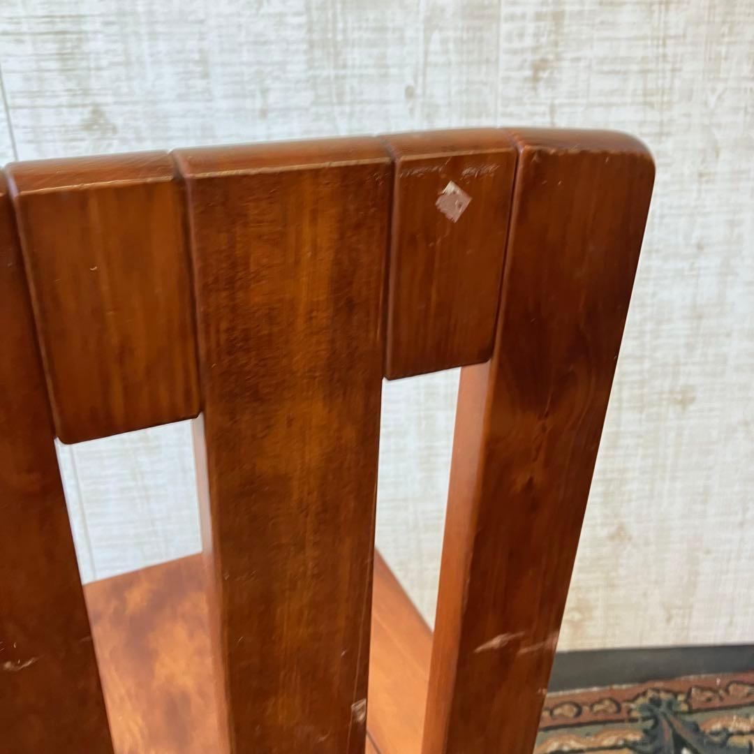 ①② 二脚 北欧レトロ カナディアン 木製椅子 ダイニングチェア ビンテージ