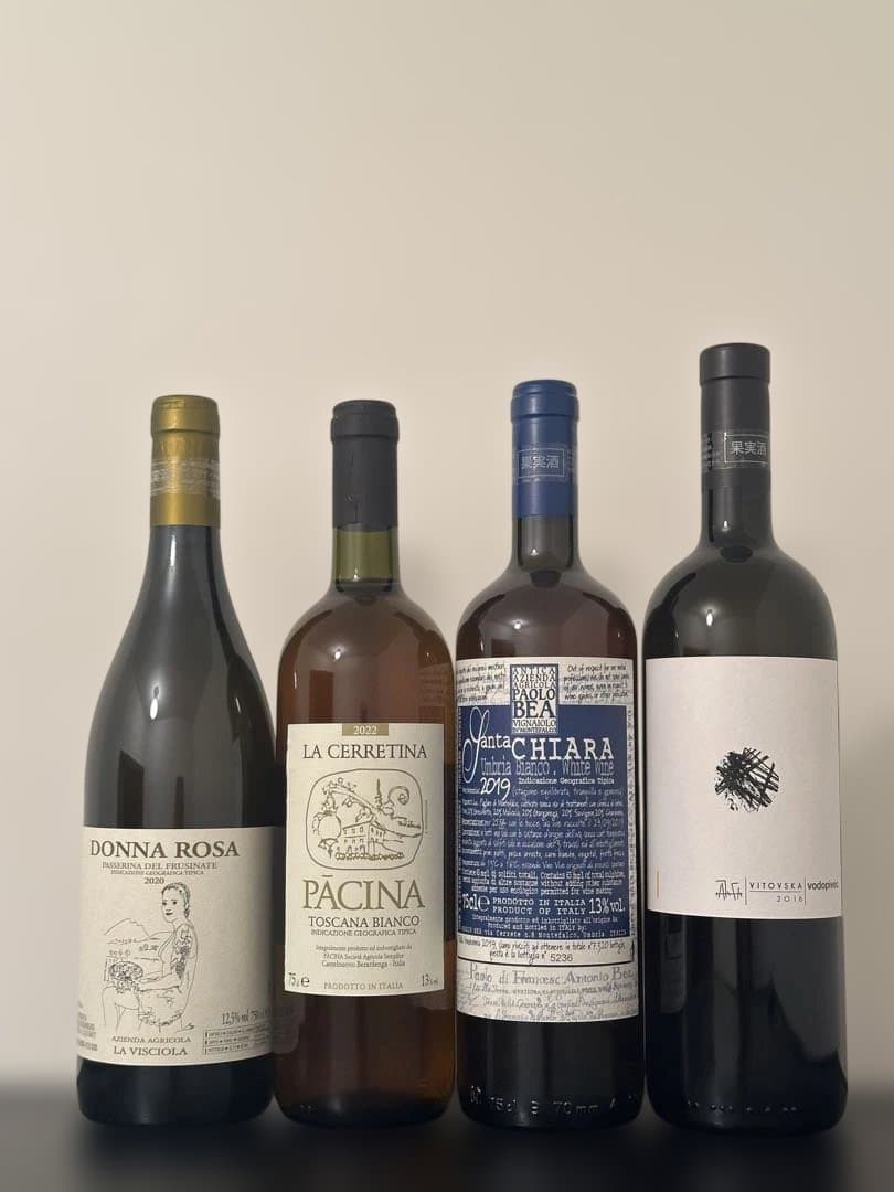 【特価】【自然派ワイン】人気ナチュラルワイン4本セット（イタリアワイン）