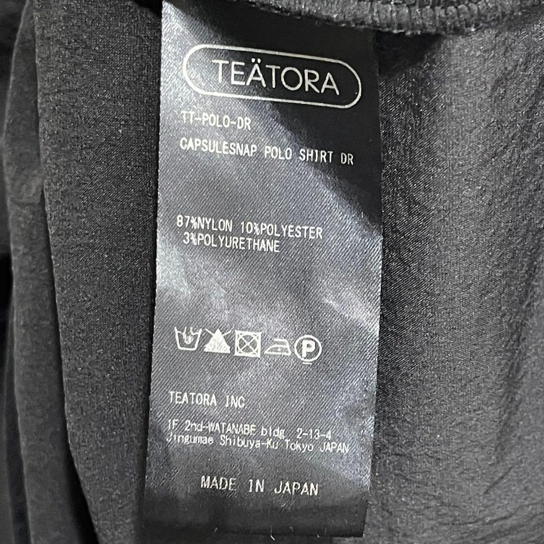 M 2 TEATORA DR テアトラ ポロシャツ ブラック POLO 黒