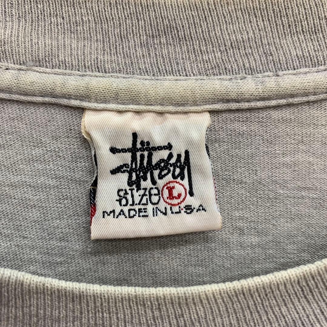 中古 90s OLD STUSSY フォトTシャツ 白タグ USA製