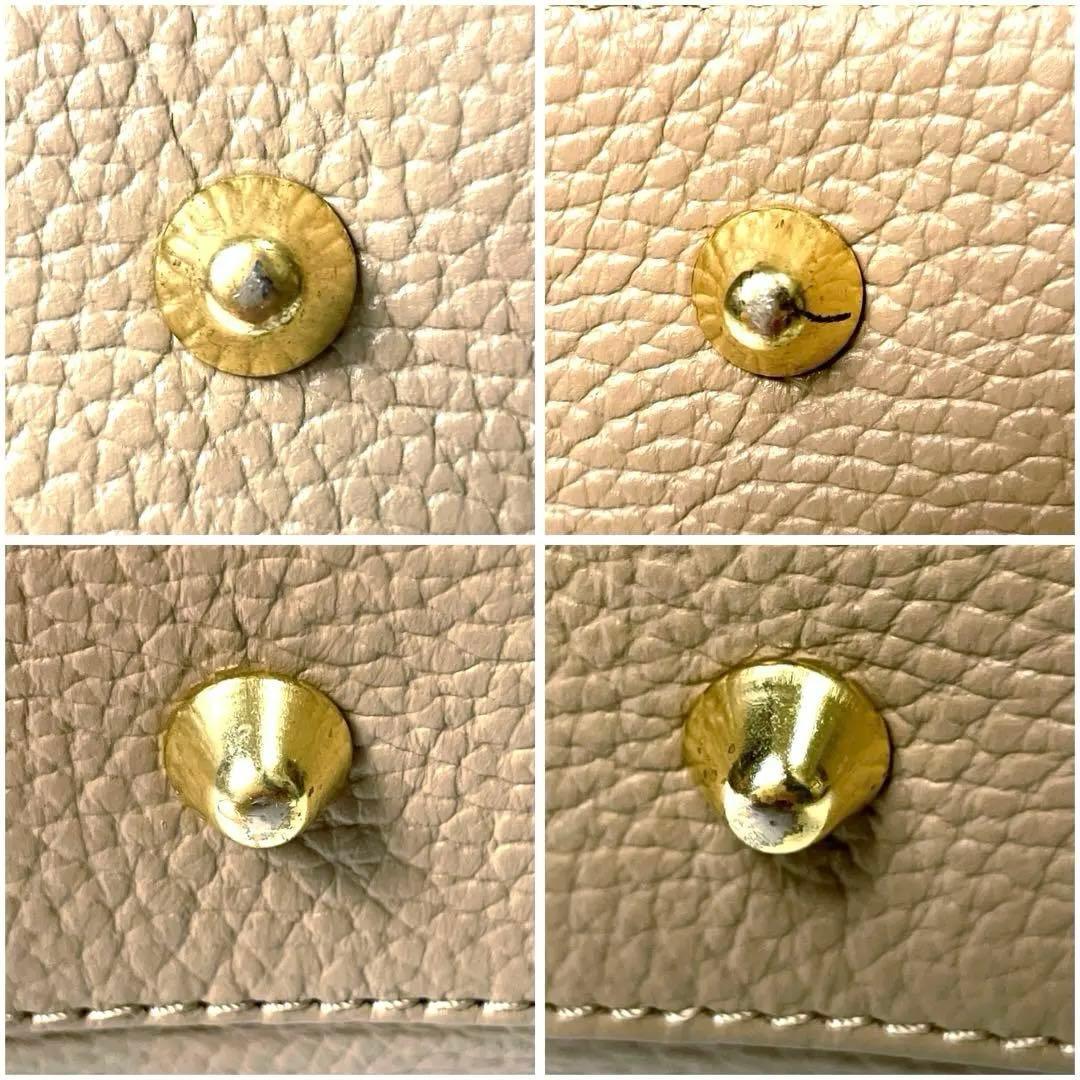 専用【極美品】オウレンティ2way トートバッグ ターンロック シボ革 ベージュ