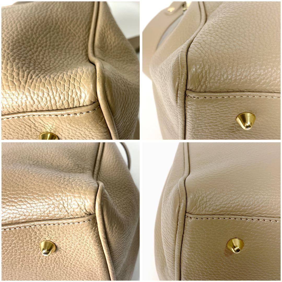 専用【極美品】オウレンティ2way トートバッグ ターンロック シボ革 ベージュ