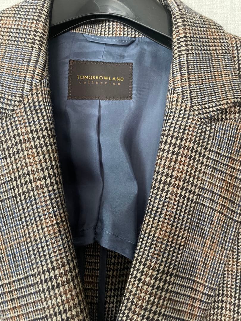 【専用】トゥモローランドコレクション シックブルー ダブルブレストジャケット