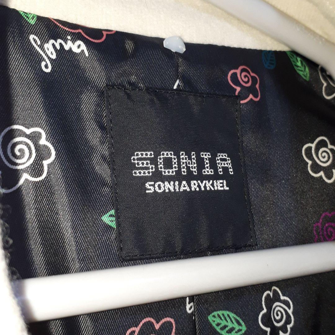 新品未使用　SONIA RYKIEL　オンワードオフホワイト　ロングコート　花柄