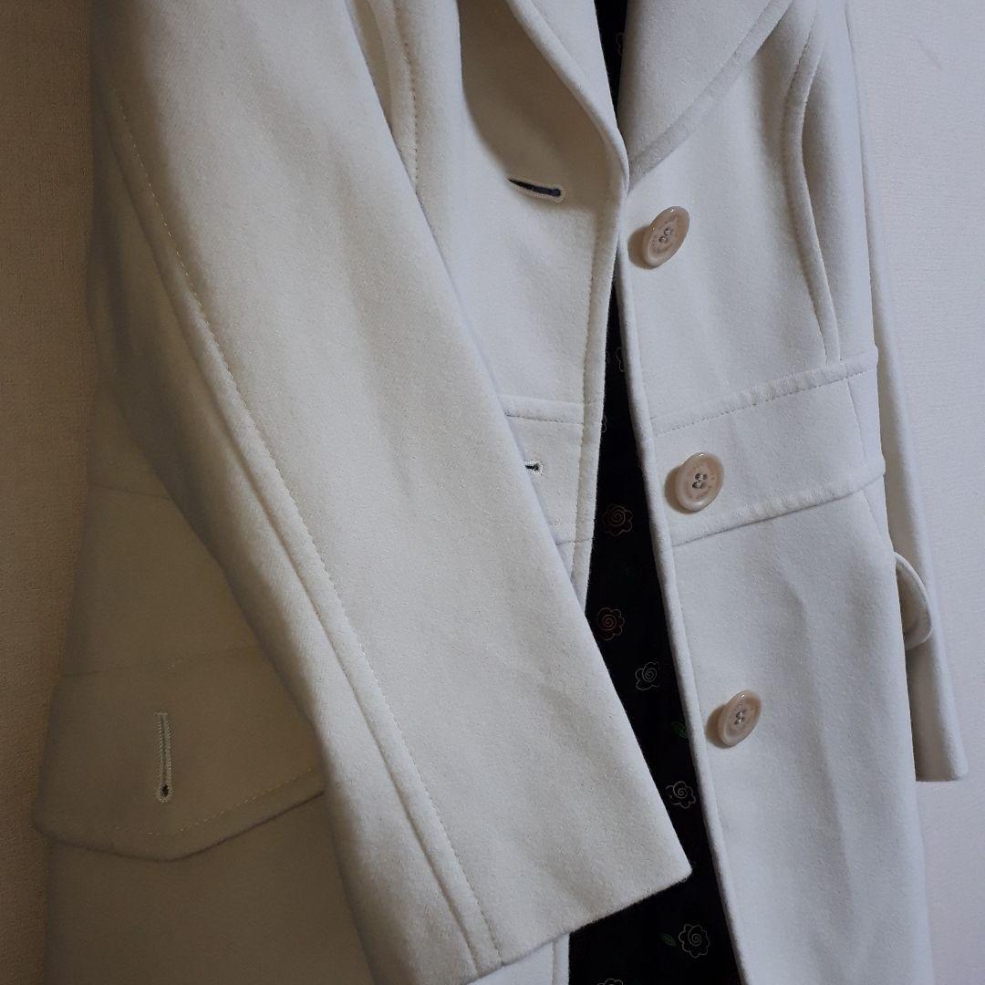 新品未使用　SONIA RYKIEL　オンワードオフホワイト　ロングコート　花柄