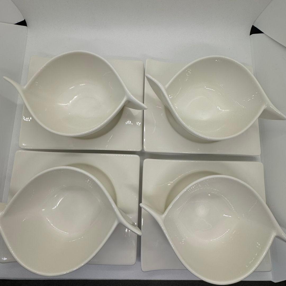 Villeroy&Boch　スープカップ・プレート　４組セット