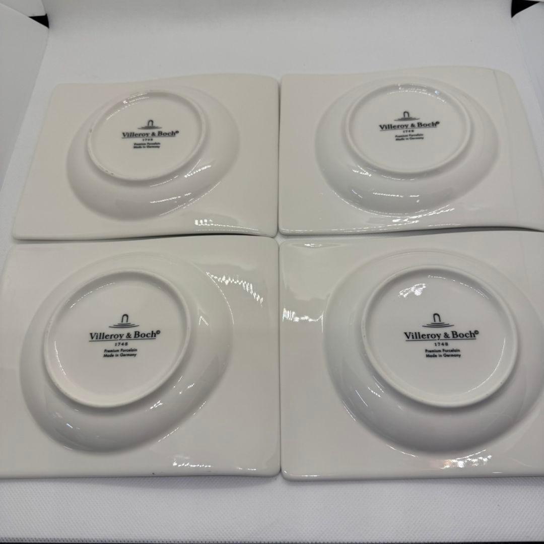 Villeroy&Boch　スープカップ・プレート　４組セット