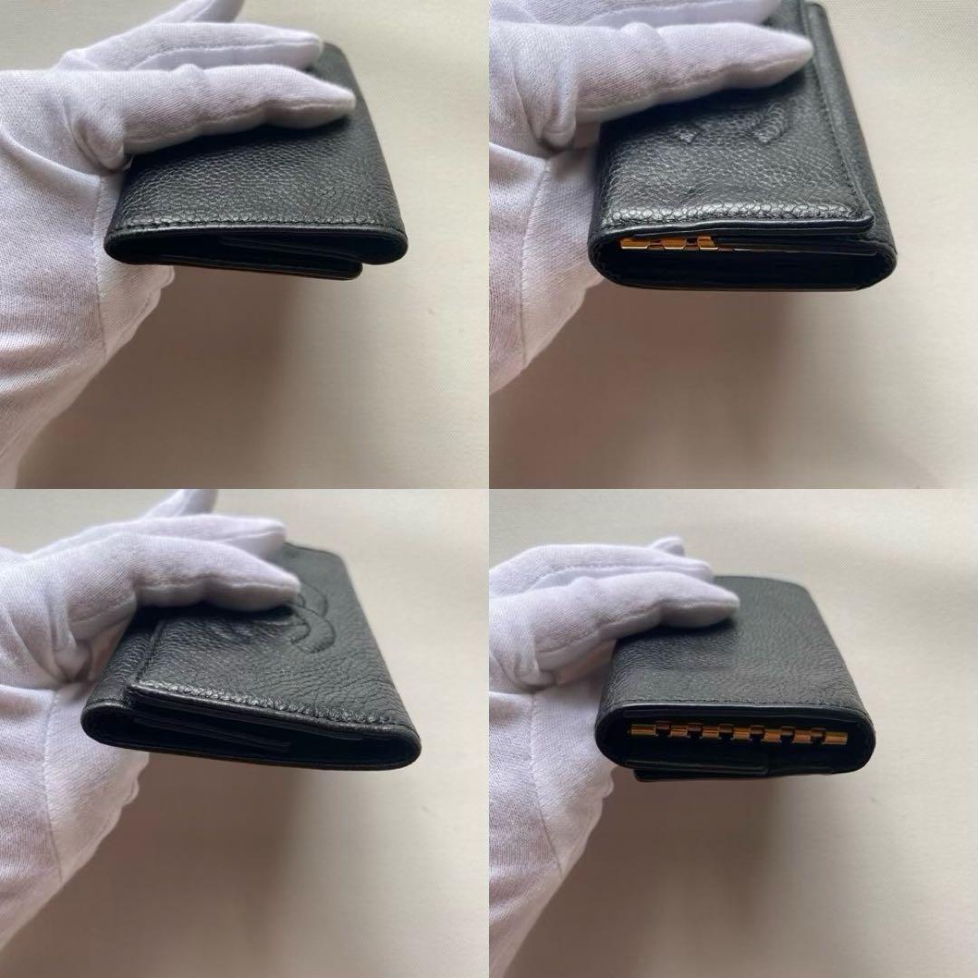 【美品】シャネル　キャビアスキン　6連　キーケース　ココマーク