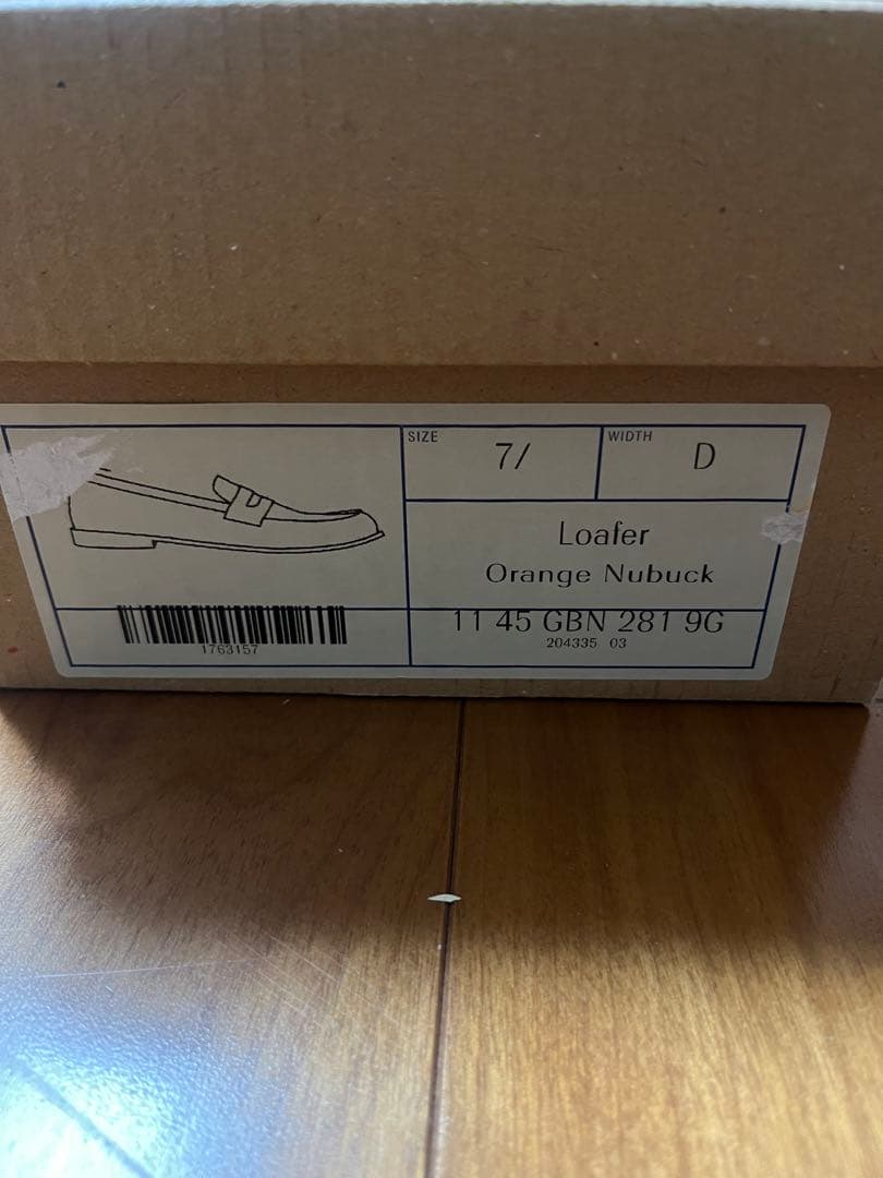 J.M. WESTON オレンジ ローファー 7.5