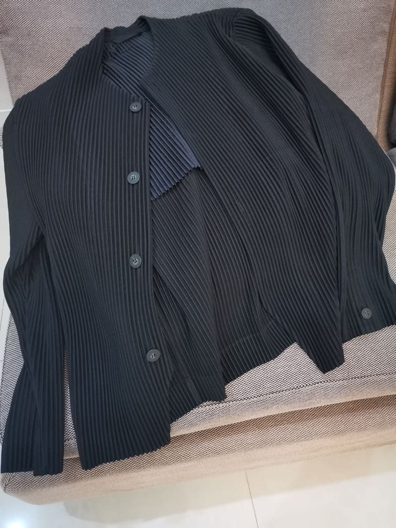 HOMME PLISSE ISSEY MIYAKE ジャケット ブラック