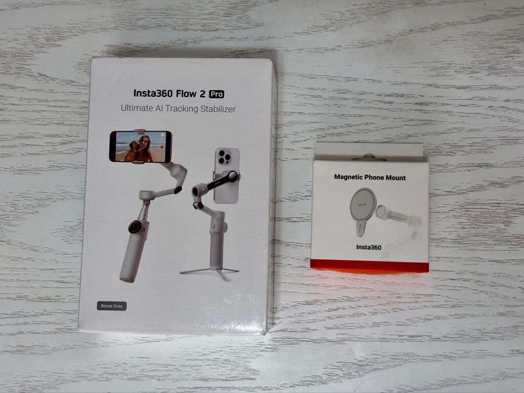 【新品未開封】insta360 flow 2 pro +磁気マウント