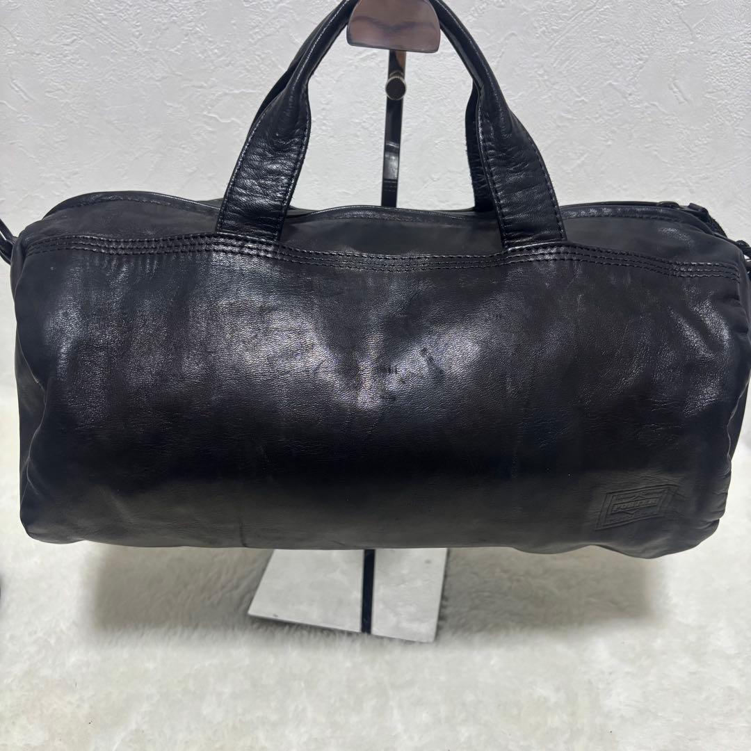 希少 PORTER ポーター フランク ボストンバッグ ミニボストン ブラック