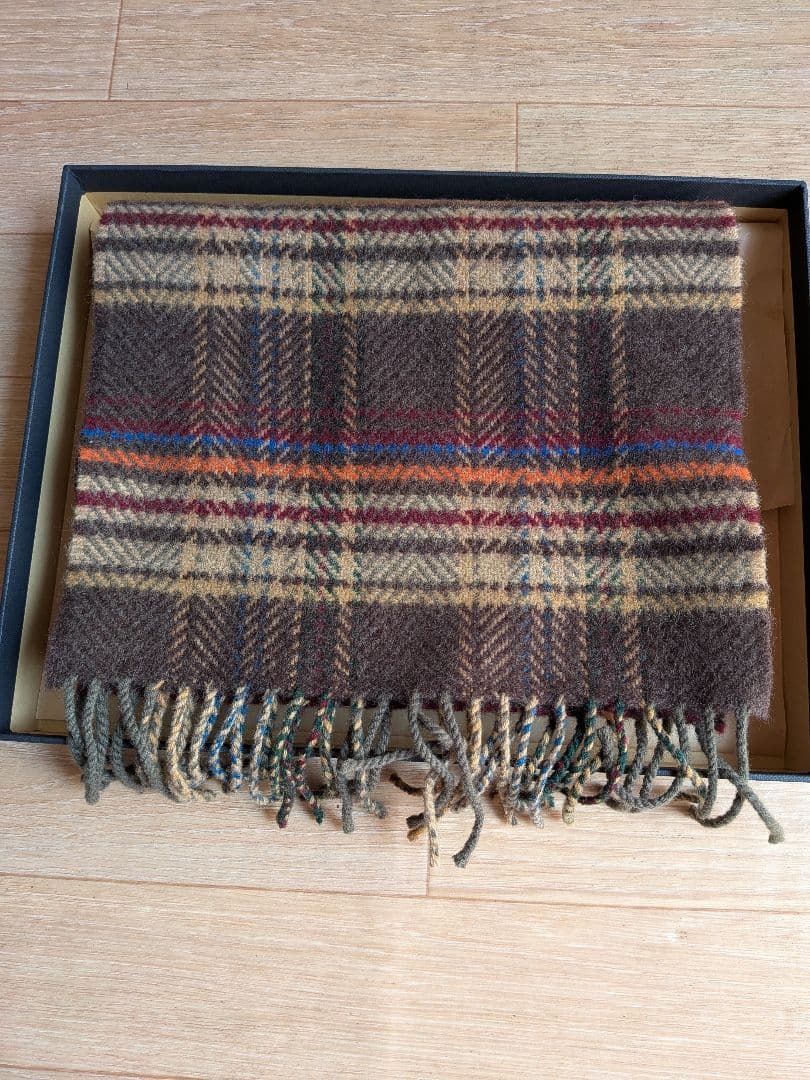 RRL チェック柄マフラー 新品未使用箱付き