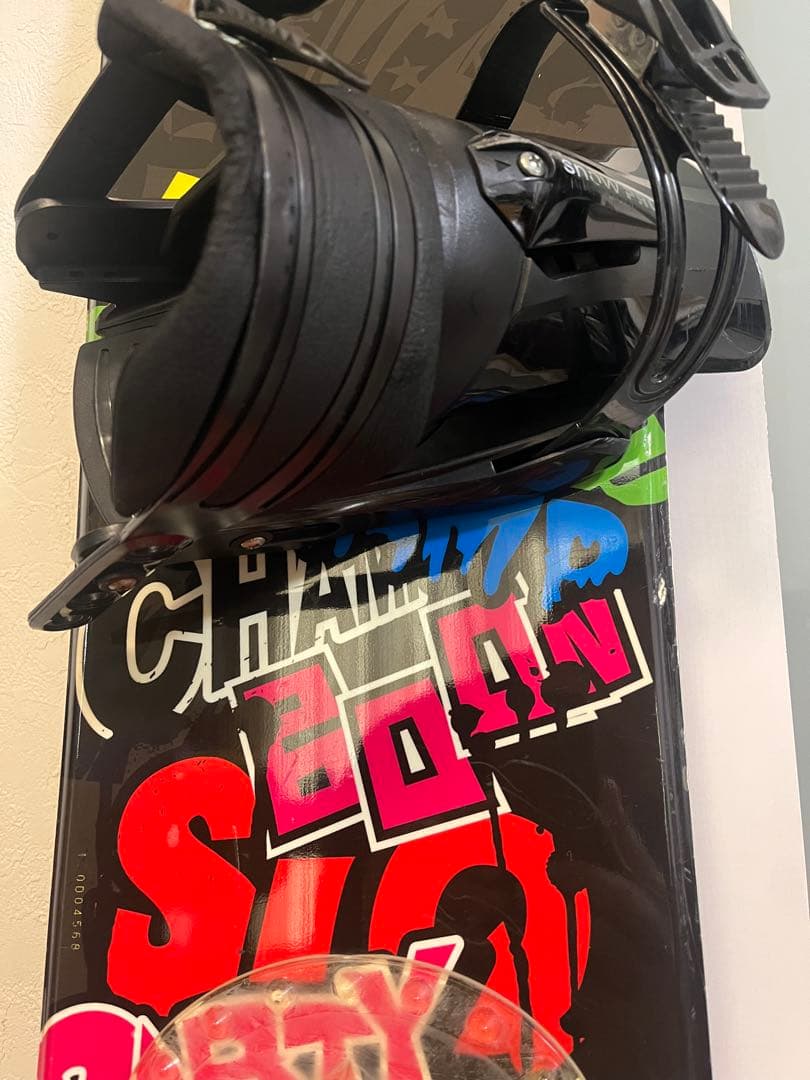 値下　子供　SLQ スノーボード 120cm バインディング・収納ケース付き