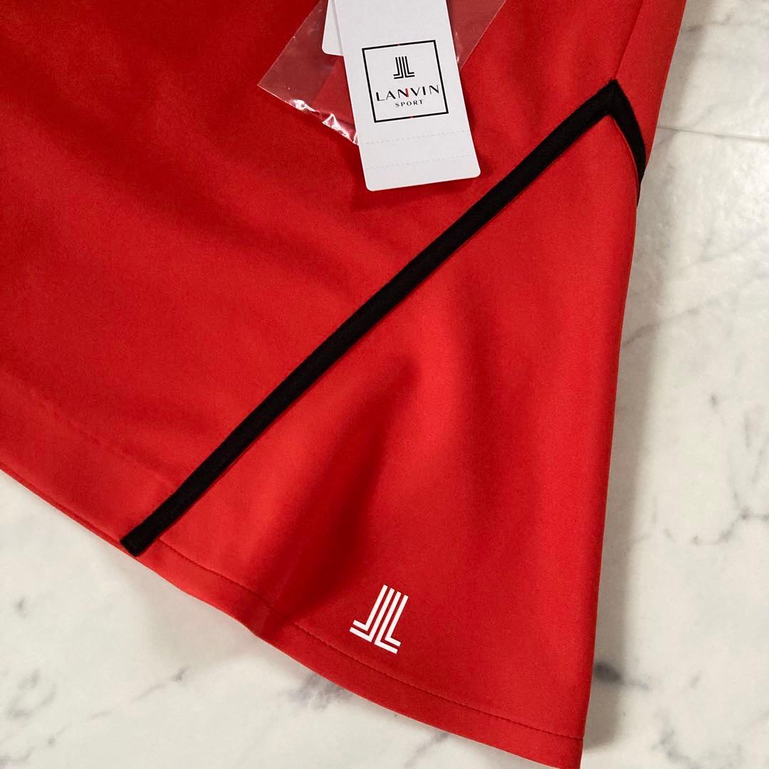 定価26400円【新品】レディース38ランバンスポール フレアスカート赤