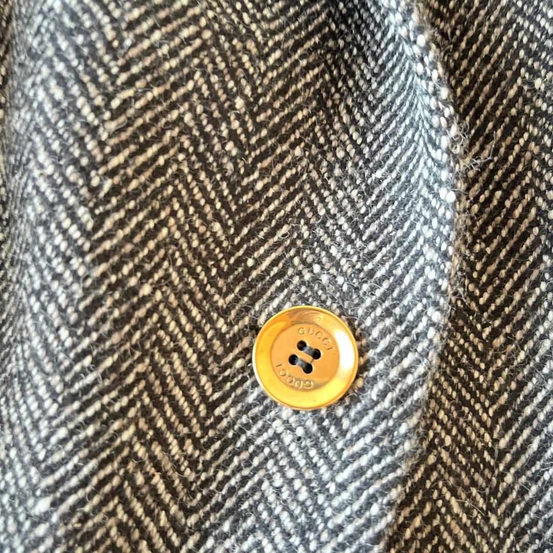 GUCCI グッチ ツイード テーラードジャケット 40